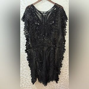 Vintage Y2K Creations Women’s OS BUTTERFLY Crochet Hippie Festival Top Dress